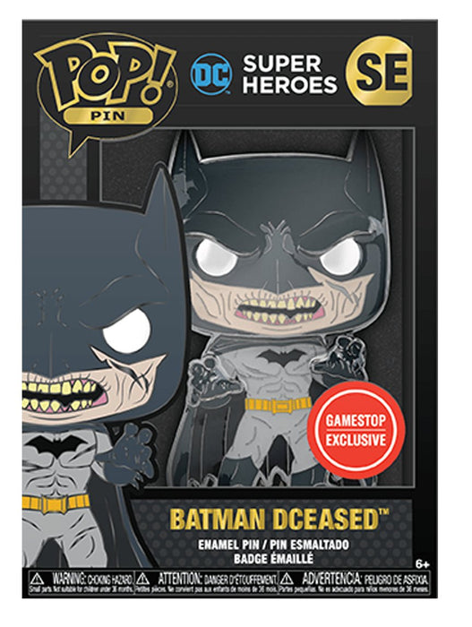 DC Super Heroes: Batman Dceased (GameStop Exclusive) Enamel Pin - New - Funko Pop