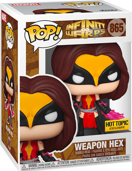 Infinity Warps: Weapon Hex #865 (Hot Topic Exclusive) - In Box - Funko Pop