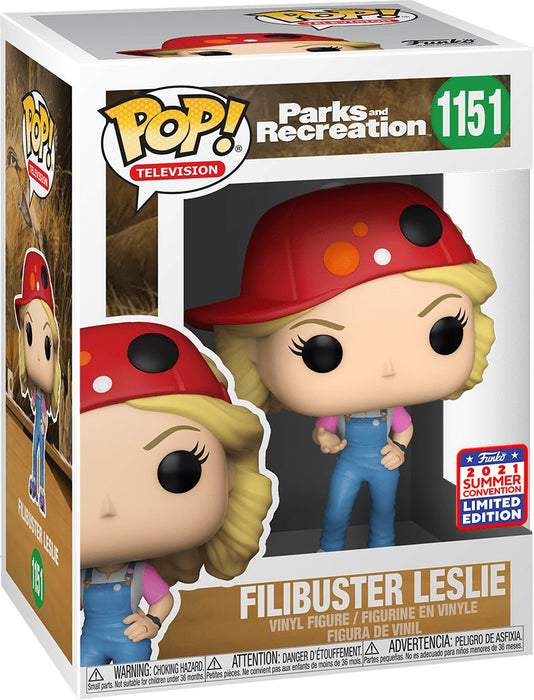 Parks And Recreation: Filibuster Leslie #1151 (2021 Summer Convention Exclusive) - In Box - Funko Pop