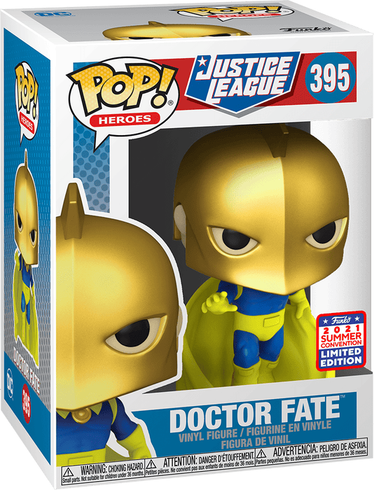 Justice League: Doctor Fate #395 (2021 Summer Convention Exclusive) - With Box - Funko Pop