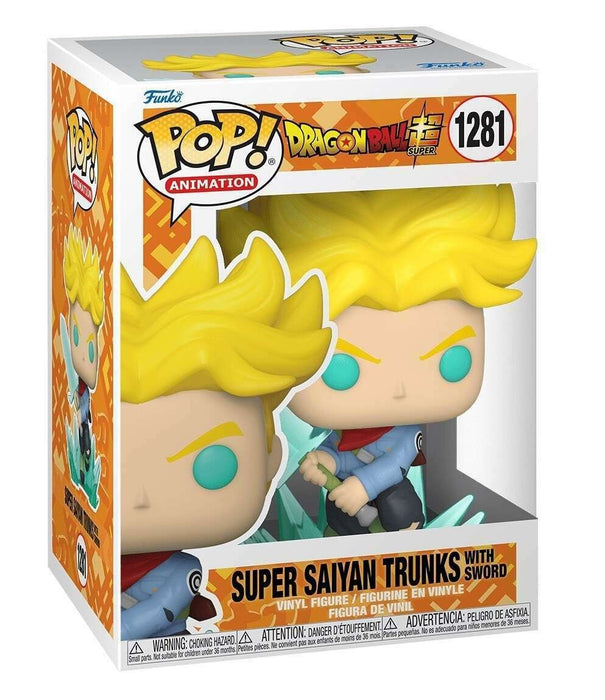 Dragon Ball Super: Super Saiyan Trunks With Sword #1281 - In Box - Funko Pop