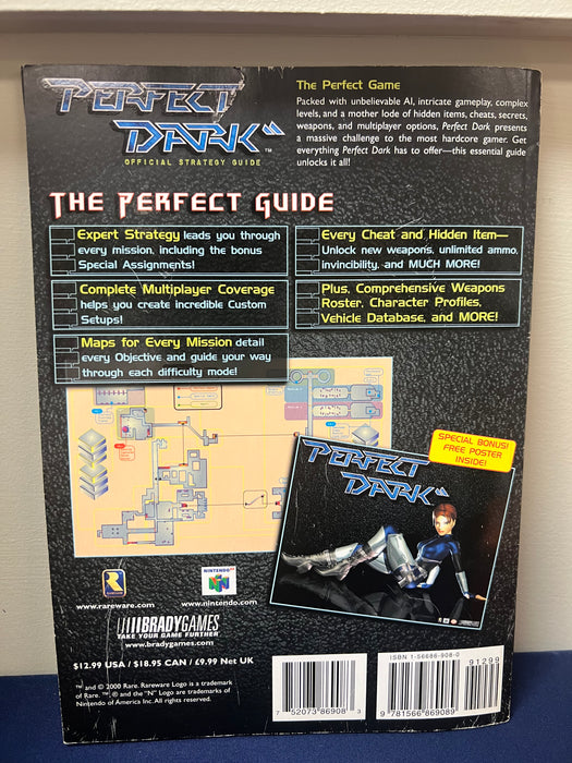 BradyGames Perfect Dark (No Poster) Official Strategy Guide