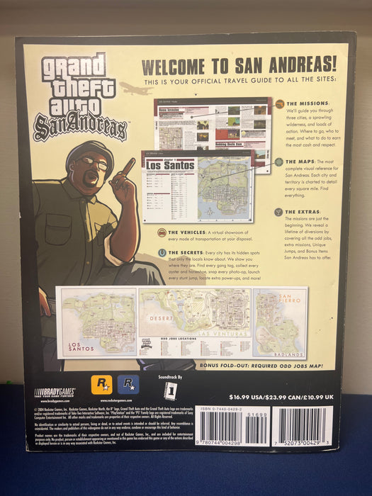 BradyGames Grand Theft Auto San Angreas Official Strategy Guide