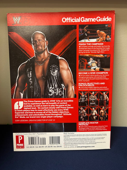 Prima WWE 13 Official Strategy Guide