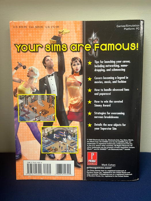 Prima The Sims Superstar Official Strategy Guide