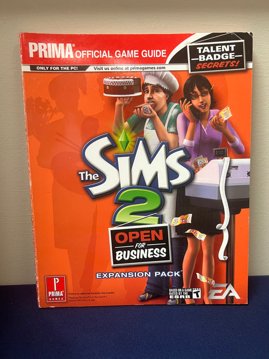 Prima The Sims 2 Open For Business Official Strategy Guide