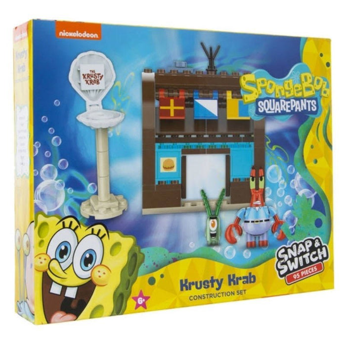 SpongeBob SquarePants Construction Set: Krusty Krab 95 pieces - New - Toys And Collectibles