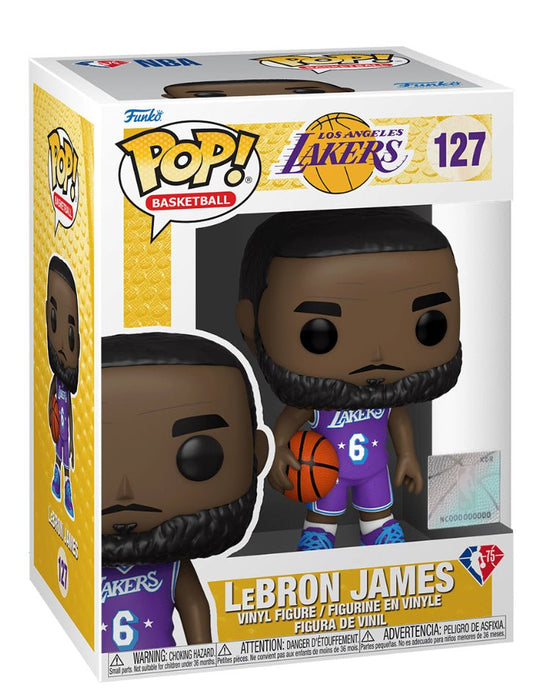 Los Angeles Lakers: LeBron James #127 - In Box - Funko Pop