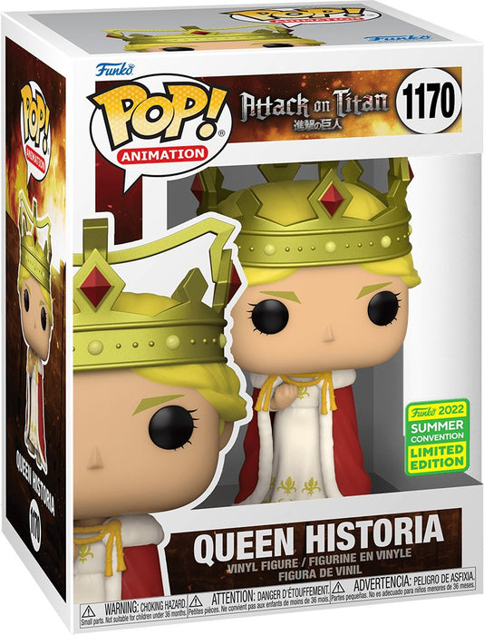 Attack On Titan: Queen Historia #1170 (2022 Summer Convention Exclusive) - In Box - Funko Pop