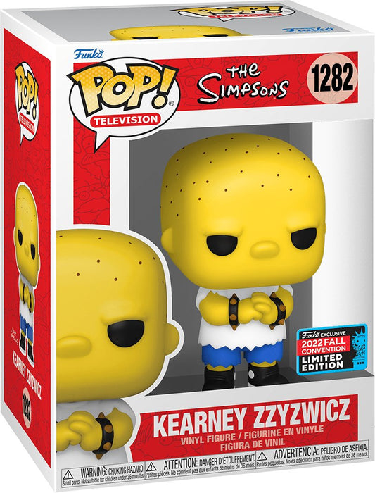 The Simpsons: Kearney Zzyzwicz #1282 (2022 Fall Convention Exclusive) - In Box - Funko Pop