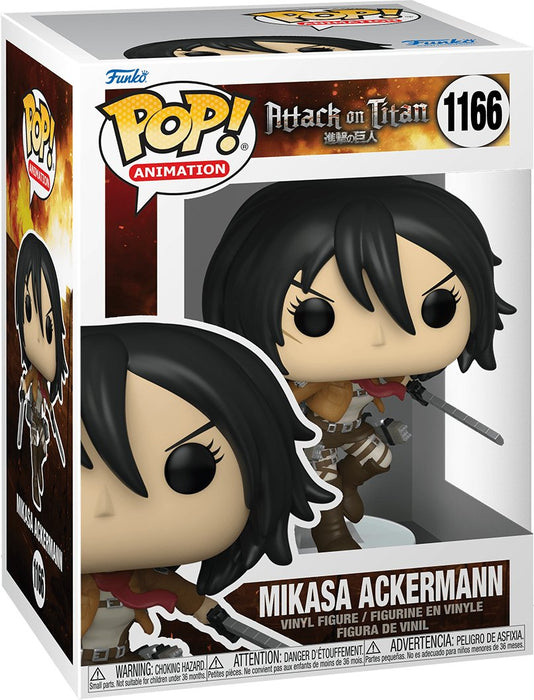 Attack On Titan: Mikasa Ackerman #1166 - In Box - Funko Pop