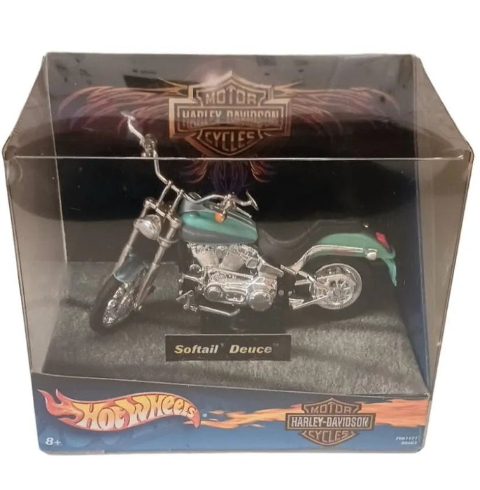 Hot Wheels Motor Cycles Harley Davidson Softail Deuce - New - Toys And Collectibles