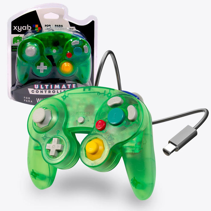 Wired Controller (New) - Jungle Green - Nintendo Gamecube