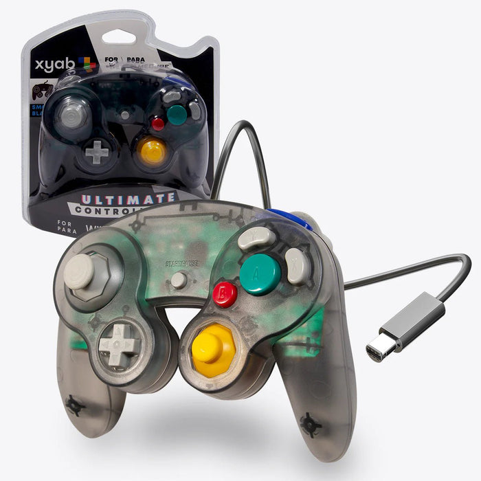 Wired Controller (New) - Smoke Black - Nintendo Gamecube