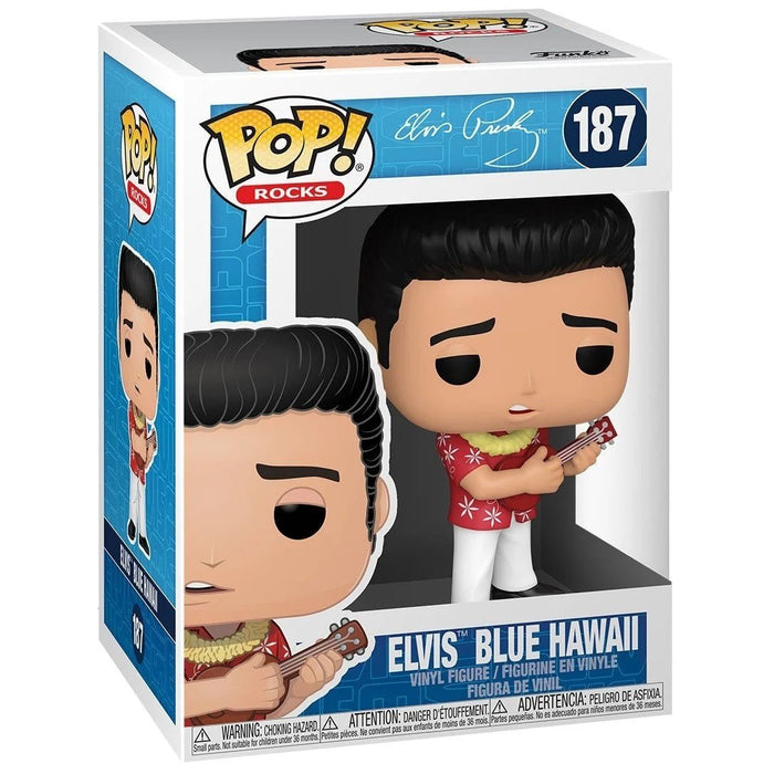 Elvis Presley: Elvis Blue Hawaii #187 - With Box - Funko Pop