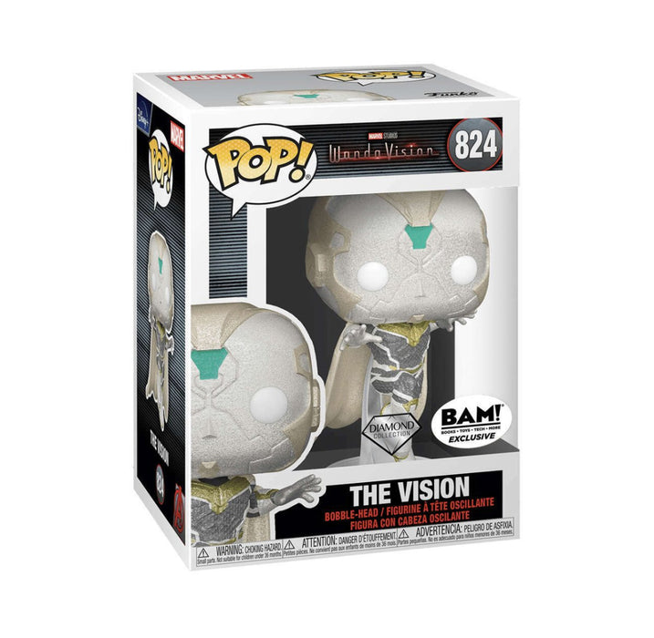 Wanda Vision: The Vision #824 (Diamond) (BAM! Exclusive) - With Box - Funko Pop