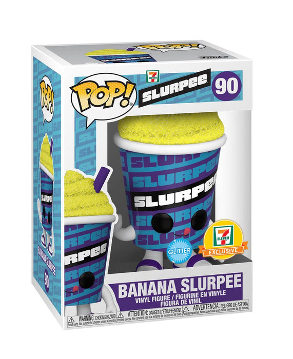 Slurpee: Banana Slurpee #90 (Glitter) (7/11 Exclusive) - With Box - Funko Pop