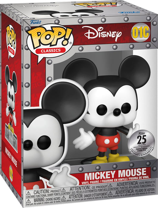 Disney: Mickey Mouse #01C (25th Limited Edition) - With Box - Funko Pop