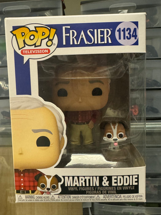 Frasier: Martin & Eddie #1134 - With Box - Funko Pop