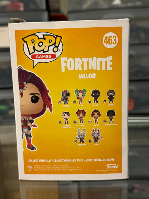 Fortnite: Valor #463 - With Box - Funko Pop