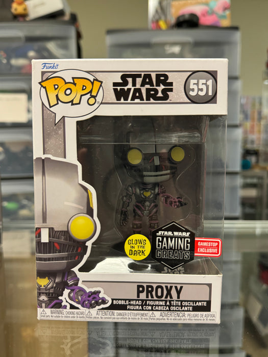 Star Wars: Proxy #551 (Glows In The Dark) (Star Wars Gaming Greats GameStop Exclusive) - With Box - Funko Pop