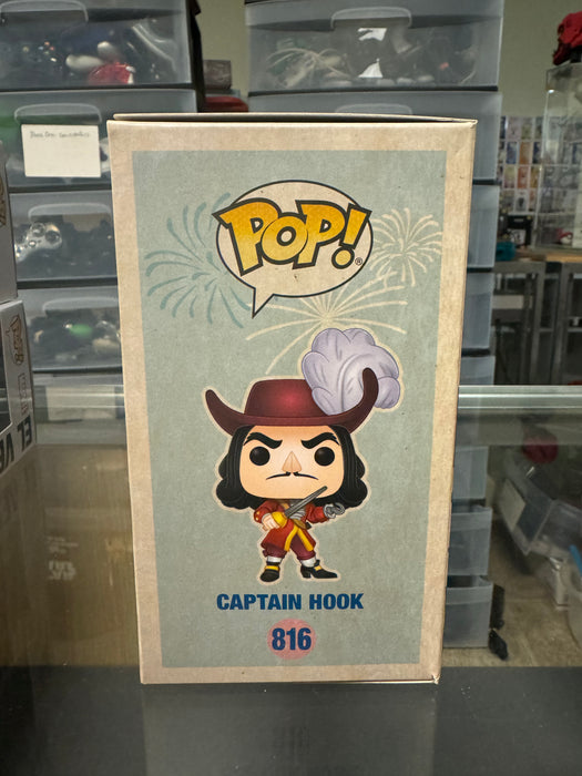 Disneyland 65TH Anniversary: Captain Hook #816 - With Box - Funko Pop