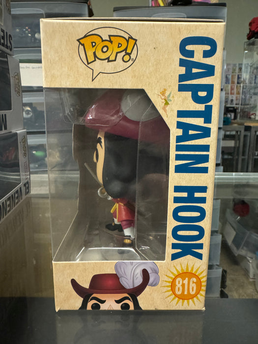 Disneyland 65TH Anniversary: Captain Hook #816 - With Box - Funko Pop