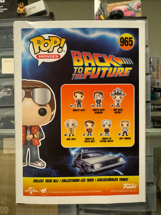 Back To The Future: Marty Checking Watch #965 (2020 Summer Convention Exclusive) - With Box - Funko Pop