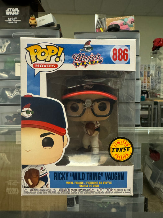 Major League: Ricky “Wild Thing” Vaughn #886 (Chase) - With Box - Funko Pop