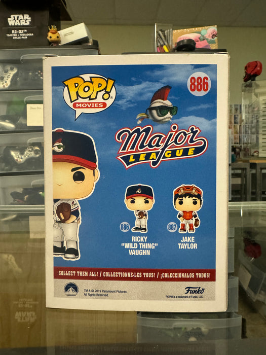 Major League: Ricky “Wild Thing” Vaughn #886 (Chase) - With Box - Funko Pop