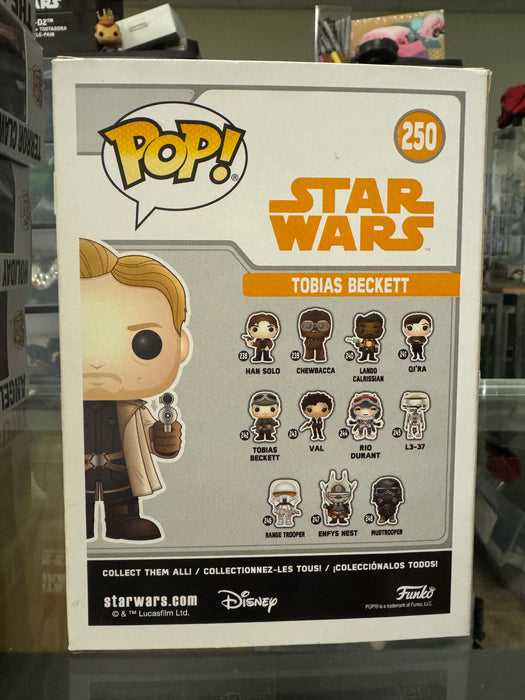 Star Wars: Tobias Beckett #250 (Walmart Exclusive) - With Box - Funko Pop