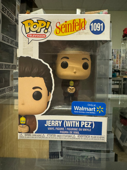 Seinfeld: Jerry (With Pez) #1091 (Walmart Exlcusive) - With Box - Funko Pop