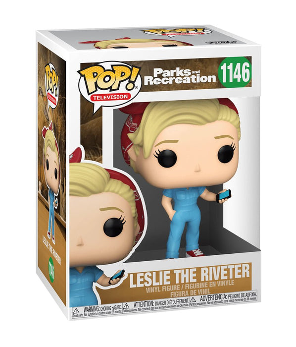 Parks And Recreation: Leslie The Riveter #1146 - With Box - Funko Pop