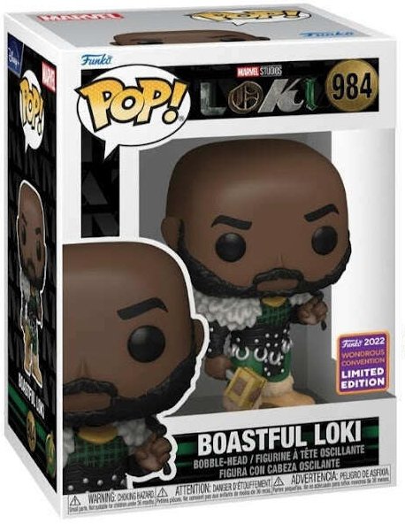 Marvel Loki: Boastful Loki #984 (2022 Wonderous Convention Exclusive) - With Box - Funko Pop