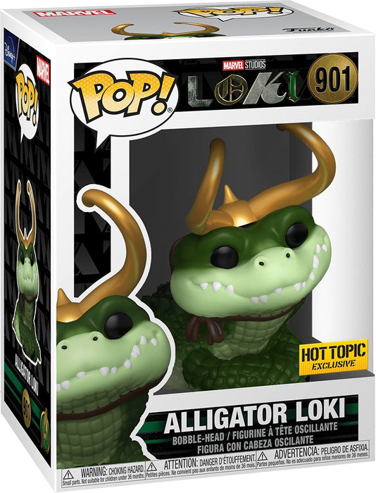 Marvel Loki: Alligator Loki #901 (Hot Topic Exclusive) - With Box - Funko Pop