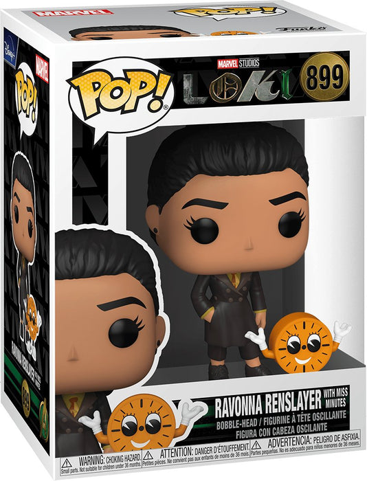 Marvel Loki: Ravonna Renslayer With Miss Minutes #899 - In Box - Funko Pop