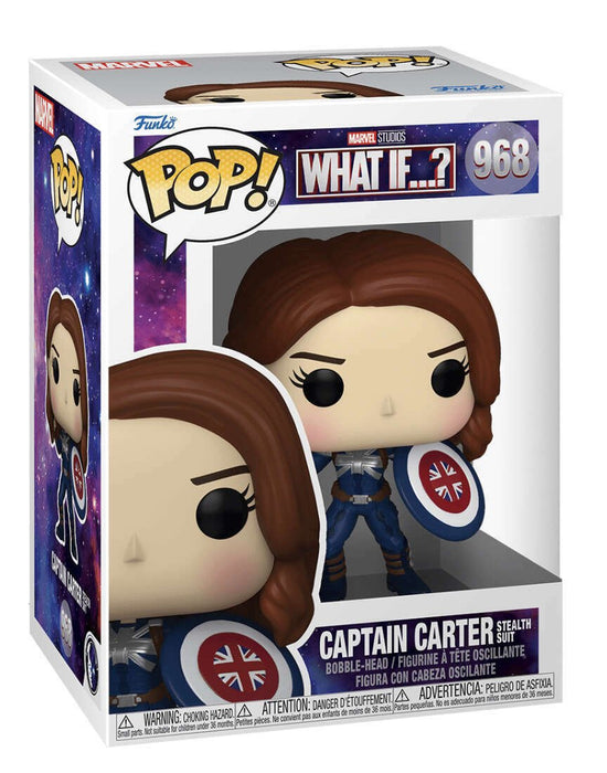 Marvel What If…?: Captain Carter Stealth Suit #968 - With Box - Funko Pop