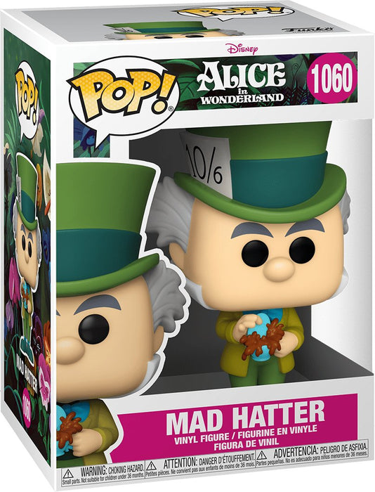 Disney Alice In Wonderland: Mad Hatter #1060 - In Box - Funko Pop