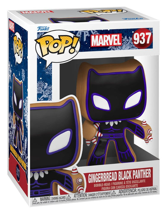 Marvel: Gingerbread Black Panther #937 - With Box - Funko Pop