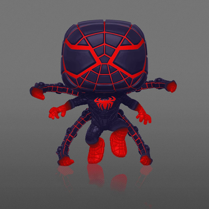 Marvel Spider-Man: Miles Morales (Programmable Matter Suit) #840 (Glows In The Dark) (GameStop Exclusive) - With Box - Funko Pop