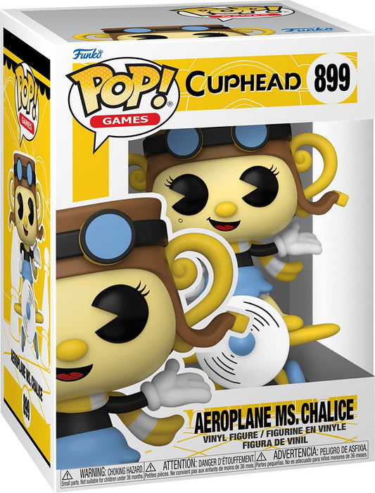 CupHead: Aeroplane Ms.Chalice #899 - In Box - Funko Pop