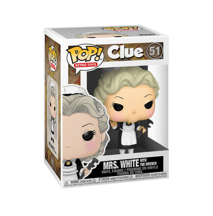 Clue: Mrs.White With The Wrench #51 - In Box - Funko Pop