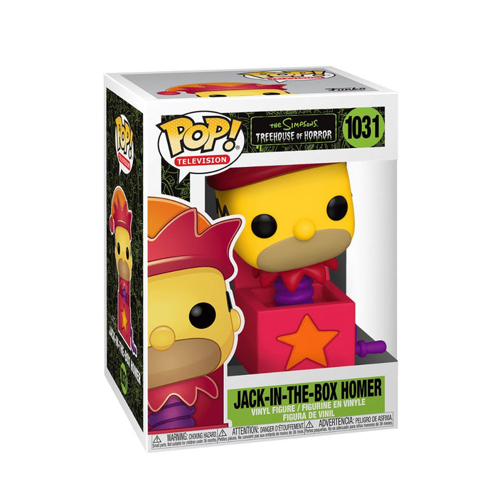 The Simpsons Treehouse Of Horror: Jack-In-The-Box Homer #1031 - In Box - Funko Pop