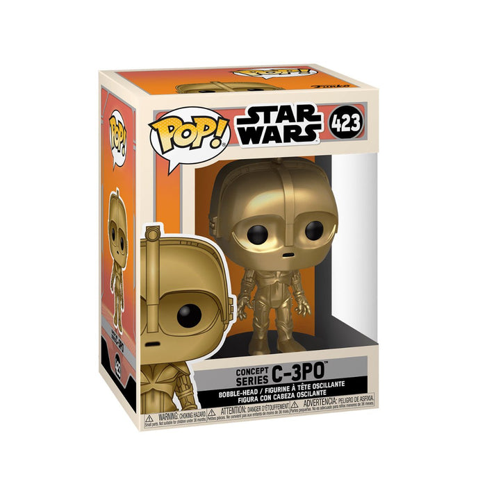 Star Wars: Concept Series C-3P0 #423 - With Box - Funko Pop