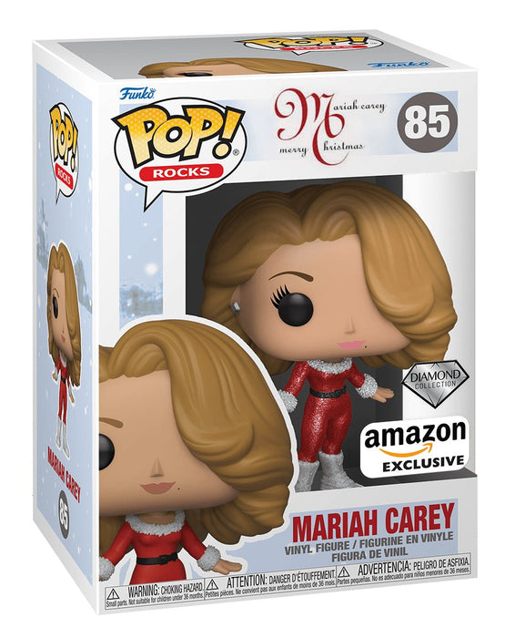 Mariah Caret Merry Christmas: Mariah Carey #85 (Diamond Collection) (Amazon Exclusive) - With Box - Funko Pop