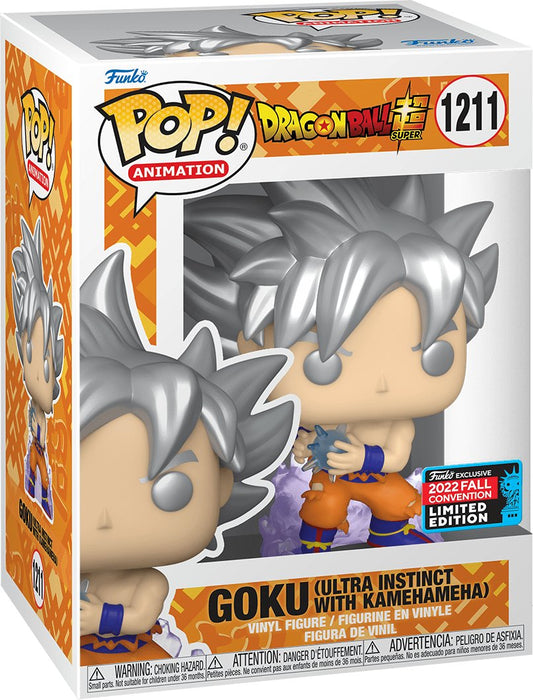 Goku (Ultra Instinct With Kamehameha) (2022 Fall Convention) - With Box - Funko Pop