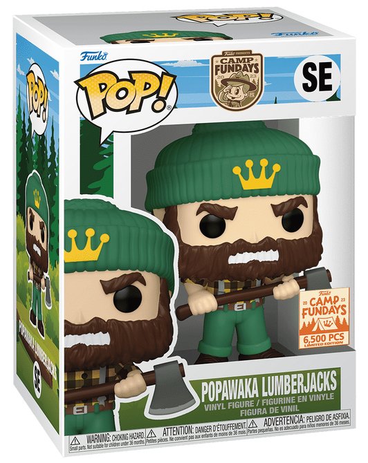 Camp Fundays: Popawaka Lumberjacks (2023 Camp Fundays Exclusive) (6,500 PCS) - In Box - Funko Pop