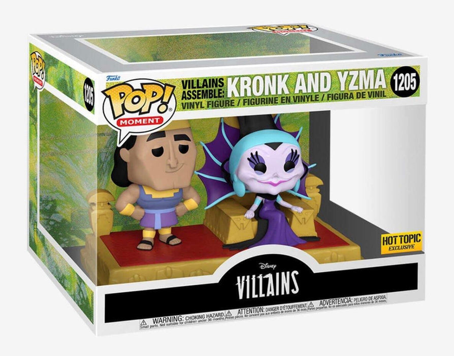 Disney Villains: Kronk And Yzma #1205 (Hot Topic Exclusive) - In Box - Funko Pop