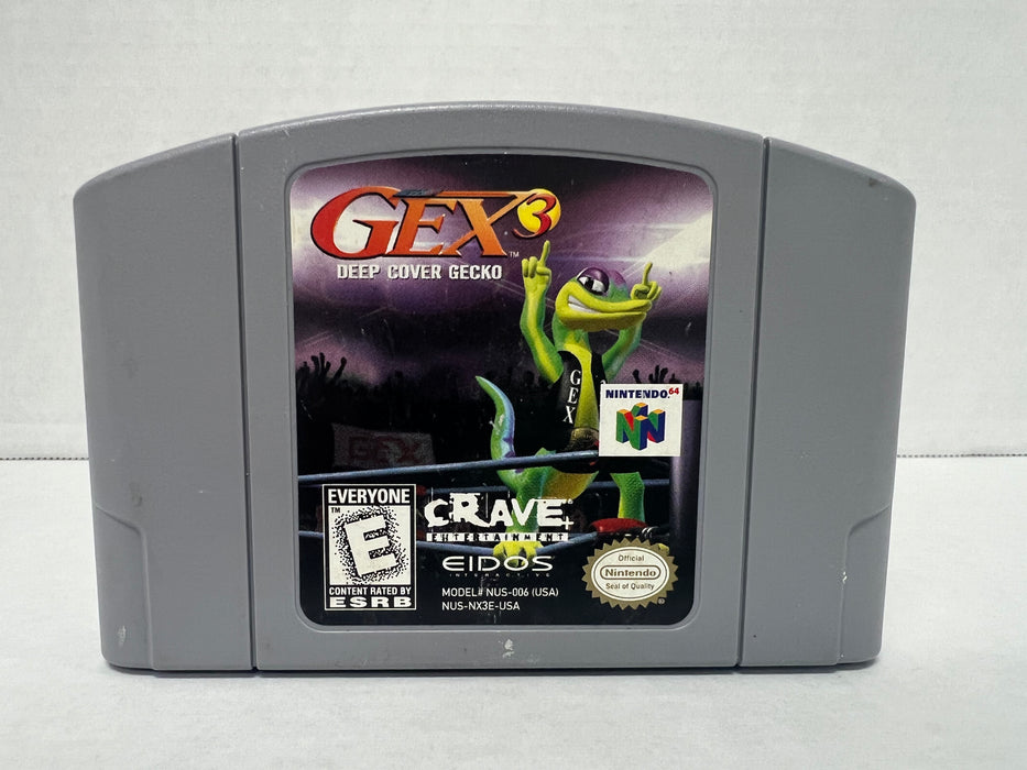 Gex 3 Deep Cover Gecko - Cart Only - Nintendo 64