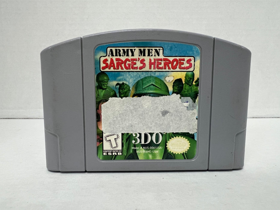 Army Men Sarge’s Heroes  - Cart Only - Nintendo 64